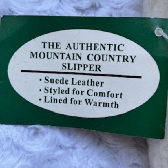 NEW Vintage Authentic‎ Mountain Country Purple Slippers Women’s Size 7 NWT - Picture 7 of 7